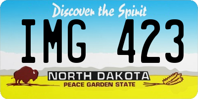 ND license plate IMG423