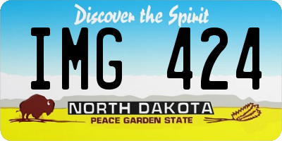 ND license plate IMG424