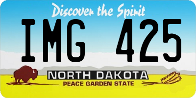 ND license plate IMG425