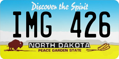 ND license plate IMG426