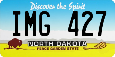 ND license plate IMG427