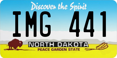 ND license plate IMG441