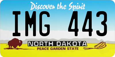 ND license plate IMG443