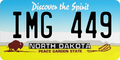 ND license plate IMG449