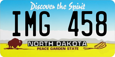 ND license plate IMG458