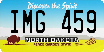 ND license plate IMG459