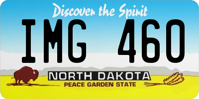 ND license plate IMG460