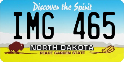 ND license plate IMG465