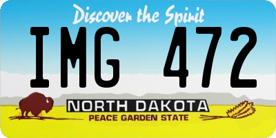 ND license plate IMG472