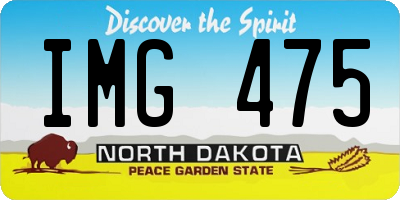 ND license plate IMG475