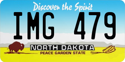 ND license plate IMG479