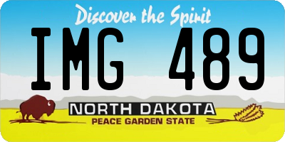 ND license plate IMG489