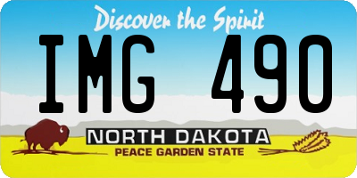 ND license plate IMG490