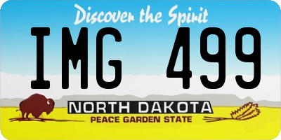 ND license plate IMG499