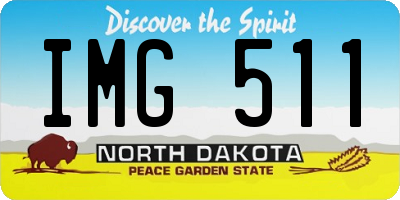 ND license plate IMG511