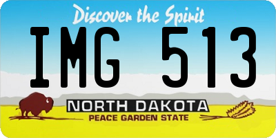 ND license plate IMG513