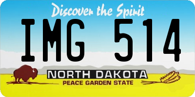 ND license plate IMG514