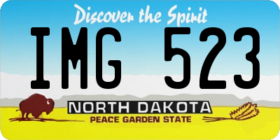 ND license plate IMG523