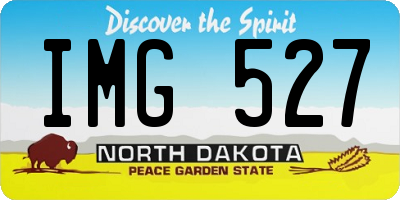 ND license plate IMG527