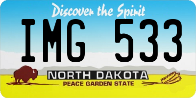 ND license plate IMG533