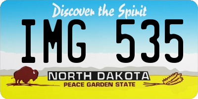 ND license plate IMG535
