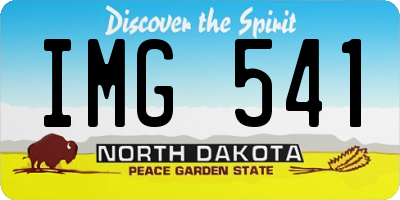 ND license plate IMG541