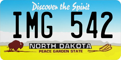 ND license plate IMG542