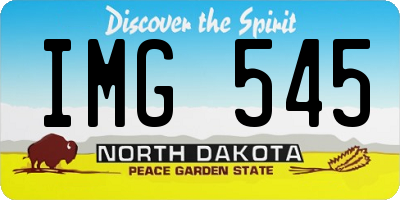ND license plate IMG545