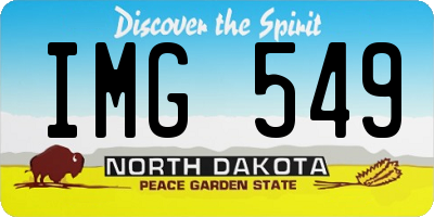 ND license plate IMG549