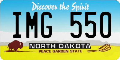 ND license plate IMG550