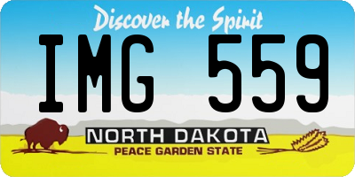 ND license plate IMG559