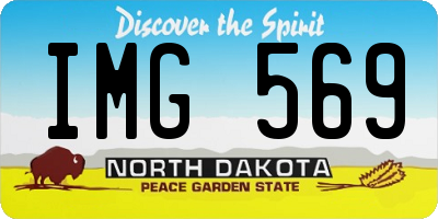 ND license plate IMG569