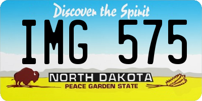 ND license plate IMG575