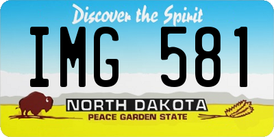 ND license plate IMG581