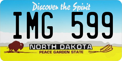 ND license plate IMG599