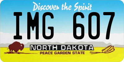 ND license plate IMG607