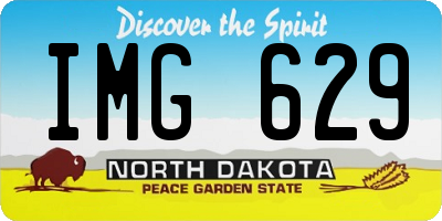 ND license plate IMG629