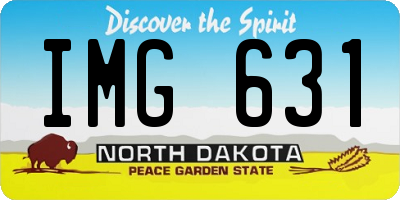ND license plate IMG631