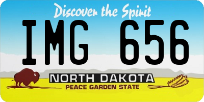 ND license plate IMG656