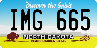 ND license plate IMG665