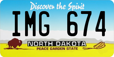 ND license plate IMG674
