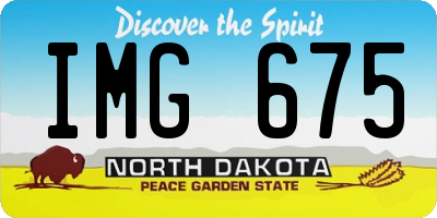 ND license plate IMG675