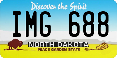 ND license plate IMG688
