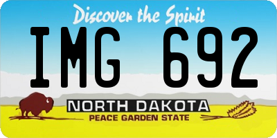 ND license plate IMG692