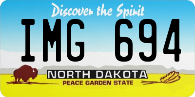 ND license plate IMG694