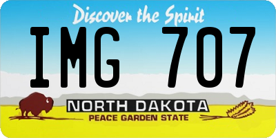 ND license plate IMG707