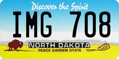 ND license plate IMG708