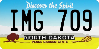 ND license plate IMG709