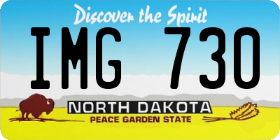 ND license plate IMG730