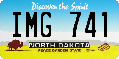 ND license plate IMG741